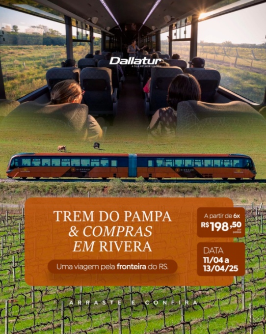 TREM DOS PAMPAS E COMPRAS EM RIVERA 