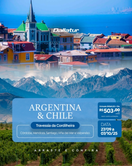 ARGENTINA E CHILE TRAVESSIA DA CORDILHEIRA CORDOBA- MENDOZA 